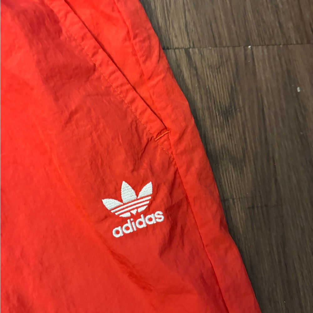Adidas Scarlet Joggers with White Accents - Picture 3 of 5